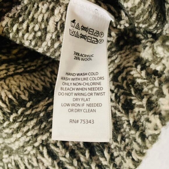 Christian Siriano Sweater Wool Blend Size XS Cozy Chunky Textured Knit Oversized - Picture 8 of 10